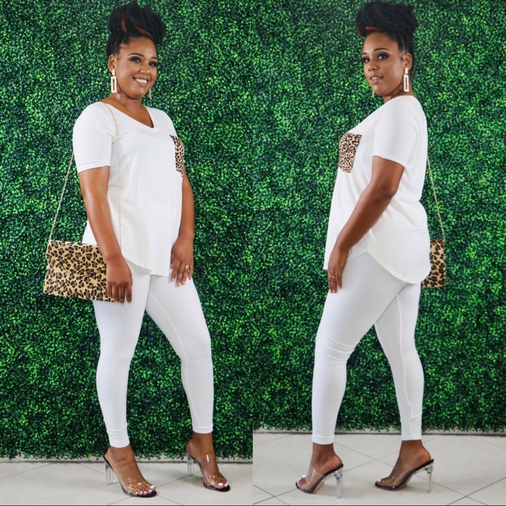 Leggings Set Ivory 🤍